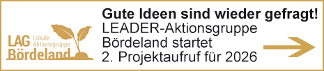 Gute Ideen sind wieder gefragt! LEADER-Aktionsgruppe Bördeland startet 2. Projektaufruf für 2026 >>