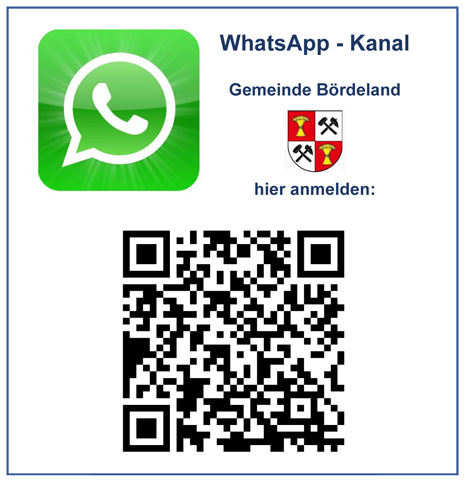 WhatsApp - Kanal Gemeinde Bördeland